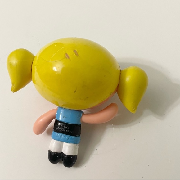 2001 Powerpuff Girls Anime Action Figure Bubbles Cartoon Network 2” Tall - Picture 10 of 10